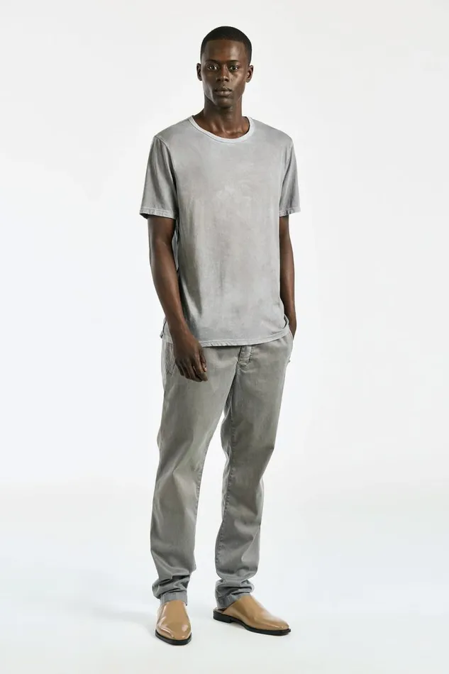 Tees Men COTTON CITIZEN Classic Crewneck Tee Vintage Cement Tees Men COTTON CITIZEN Classic Crewneck Tee Vintage Cement