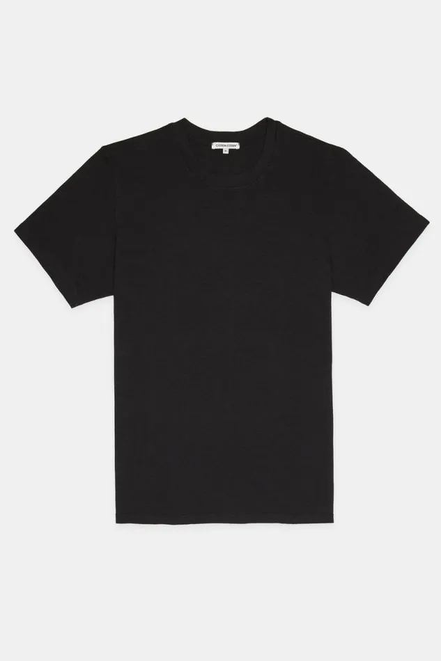 Tees Men COTTON CITIZEN Presley Tee Jet Black Tees Men COTTON CITIZEN Presley Tee Jet Black