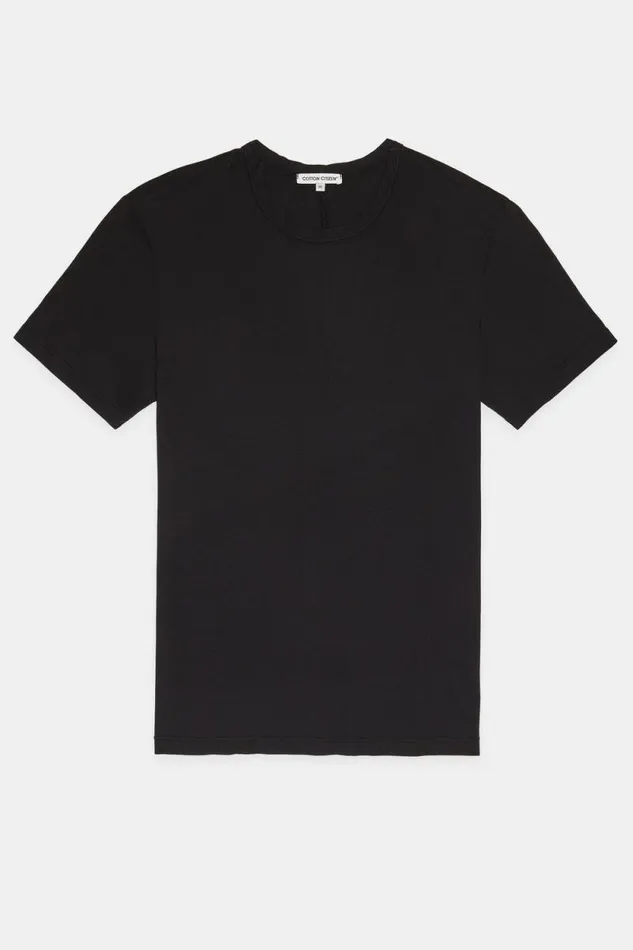 Tees Men COTTON CITIZEN Prince Tee Jet Black Tees Men COTTON CITIZEN Prince Tee Jet Black