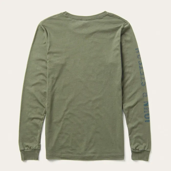 Tees Men Stetson Property Of John B Stetson Tee Green