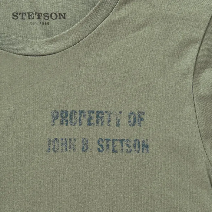 Tees Men Stetson Property Of John B Stetson Tee Green