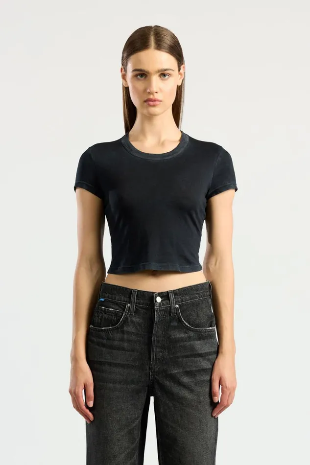 Tees Women COTTON CITIZEN Standard Baby Tee Vintage Black