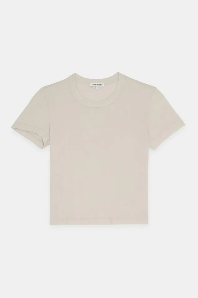 Tees Women COTTON CITIZEN Standard Baby Tee Vintage White Stone Tees Women COTTON CITIZEN Standard Baby Tee Vintage White Stone