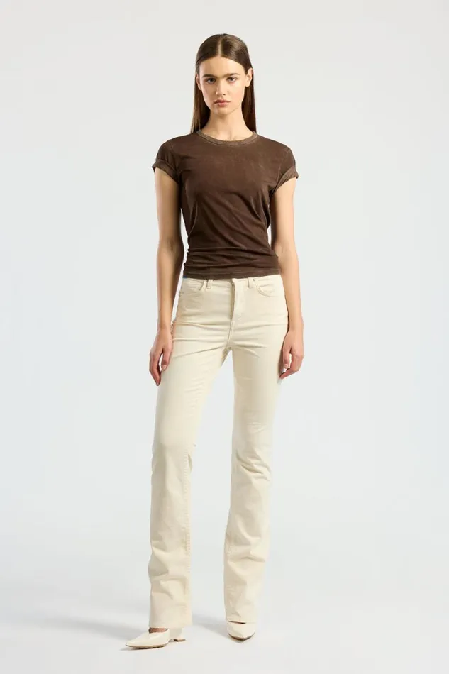 Tees Women COTTON CITIZEN Standard Tee Vintage Espresso Tees Women COTTON CITIZEN Standard Tee Vintage Espresso