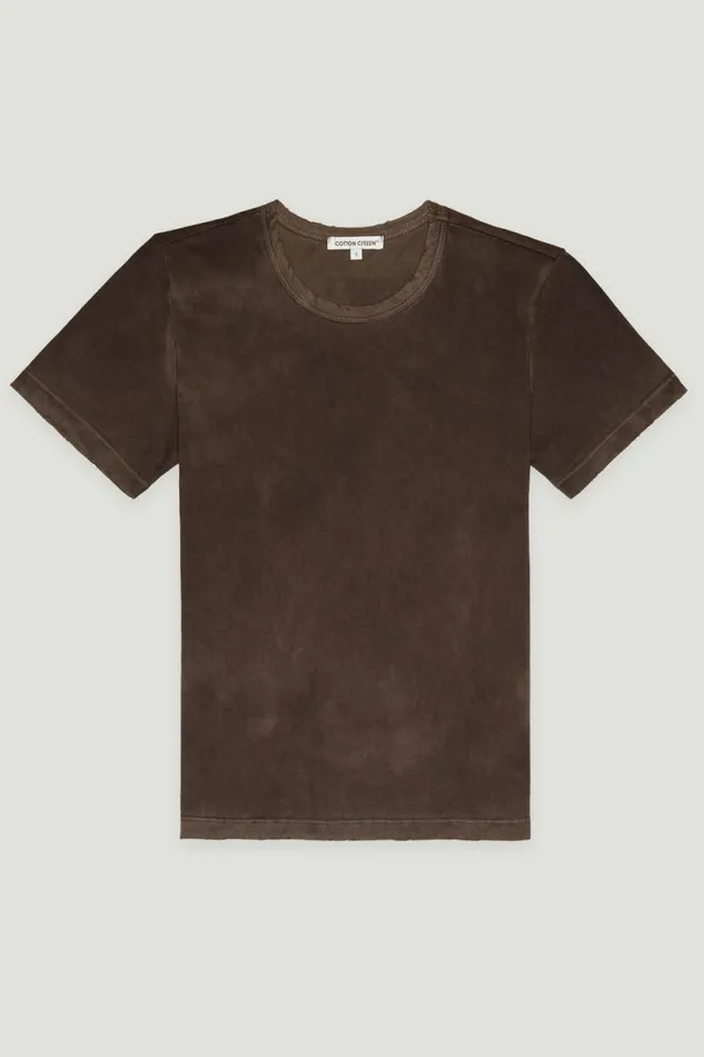 Tees Women COTTON CITIZEN Standard Tee Vintage Espresso Tees Women COTTON CITIZEN Standard Tee Vintage Espresso