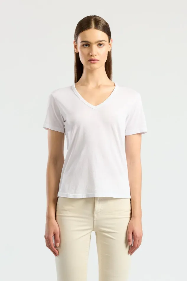 Tees Women COTTON CITIZEN Standard VNeck Tee White