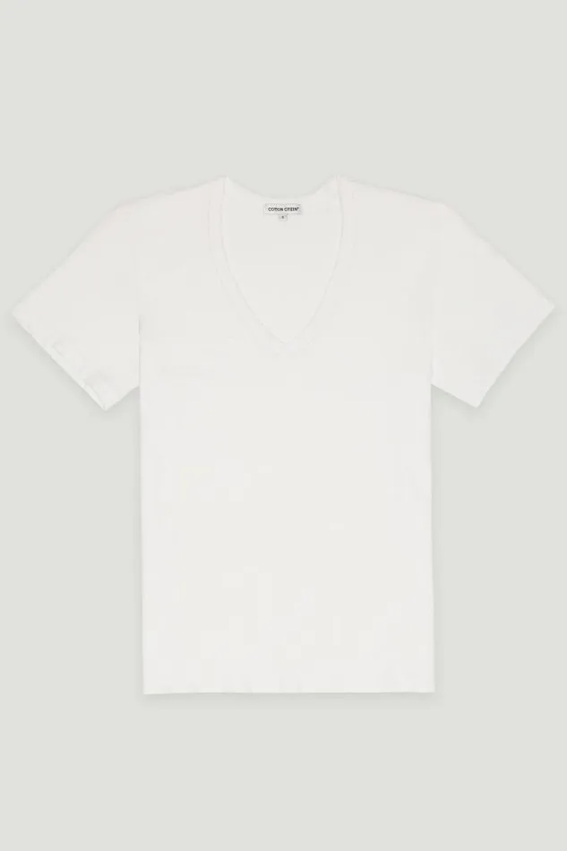 Tees Women COTTON CITIZEN Standard VNeck Tee White