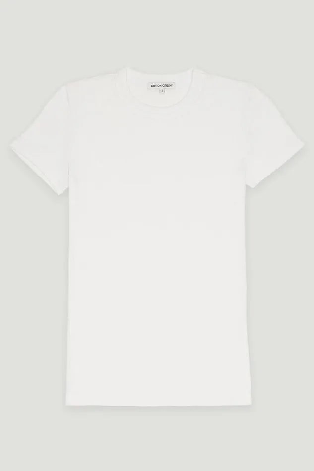 Tees Women COTTON CITIZEN Verona Tee White Tees Women COTTON CITIZEN Verona Tee White