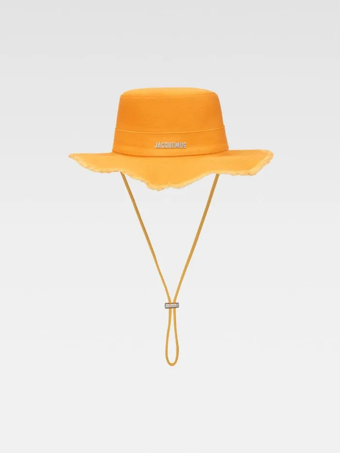 The Artichaut Bucket Hat Dark Orange Women JACQUEMUS Hats