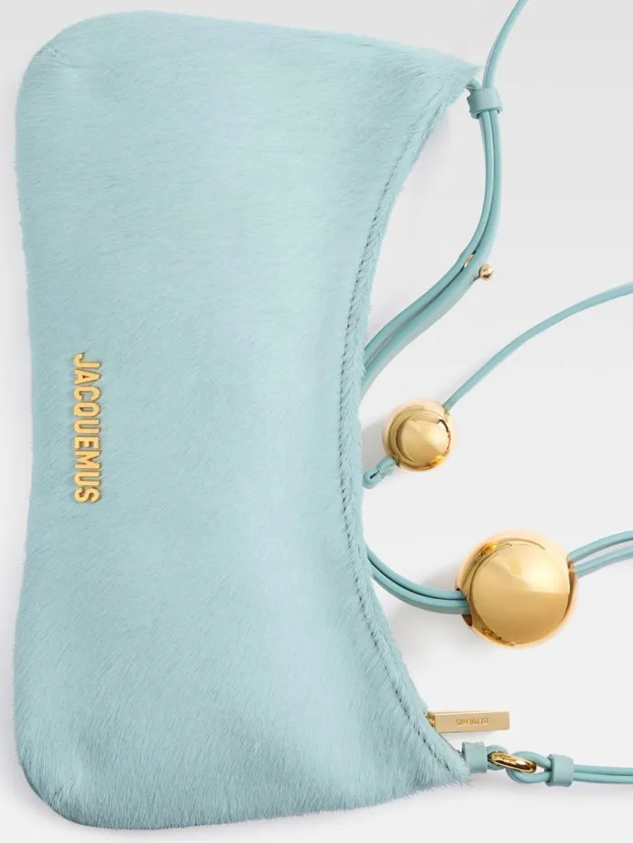 The Bisou Perle Light Blue Women JACQUEMUS Shoulder Bags The Bisou Perle Light Blue Women JACQUEMUS Shoulder Bags