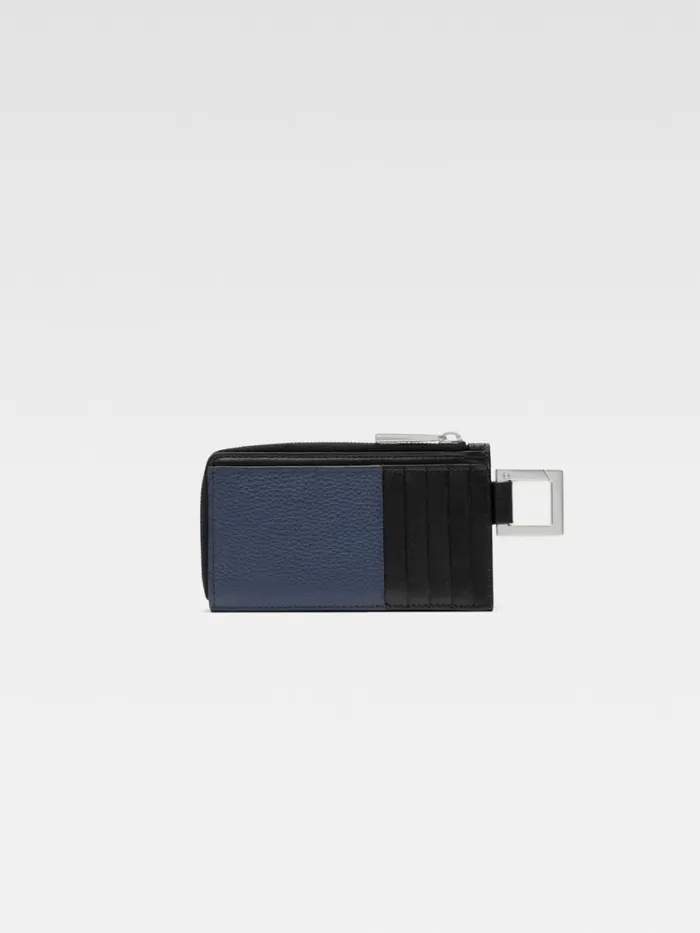 The Cuerda Zipped Wallet Black Men JACQUEMUS Small Leather Goods The Cuerda Zipped Wallet Black Men JACQUEMUS Small Leather Goods
