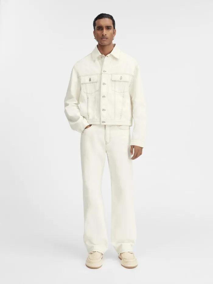 The Denim DeNmes Jacket Offwhitetabac Men JACQUEMUS Denim