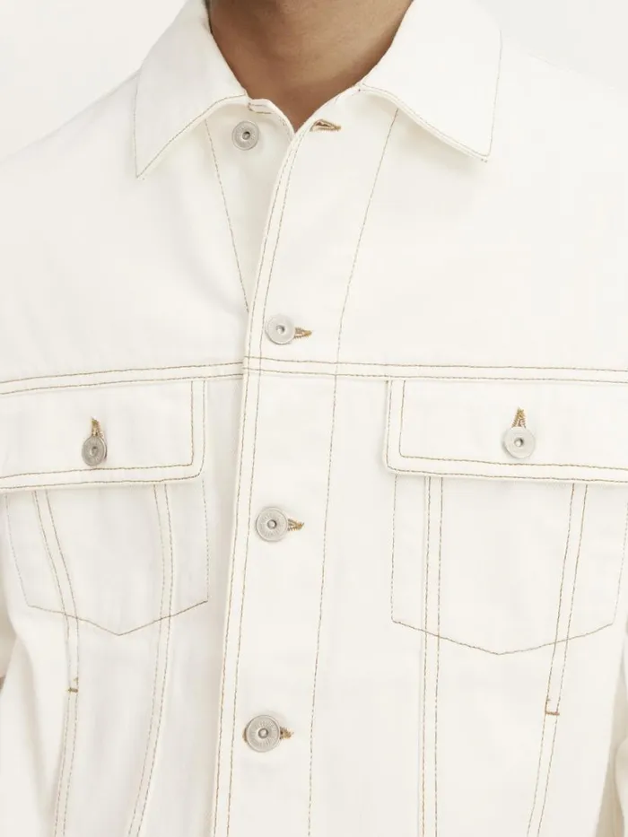 The Denim DeNmes Jacket Offwhitetabac Men JACQUEMUS Denim The Denim DeNmes Jacket Offwhitetabac Men JACQUEMUS Denim