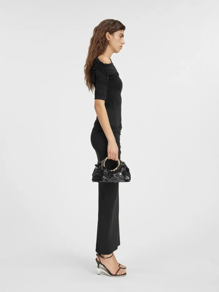 The Drapeado Dress Black Women JACQUEMUS Dresses and Skirts The Drapeado Dress Black Women JACQUEMUS Dresses and Skirts