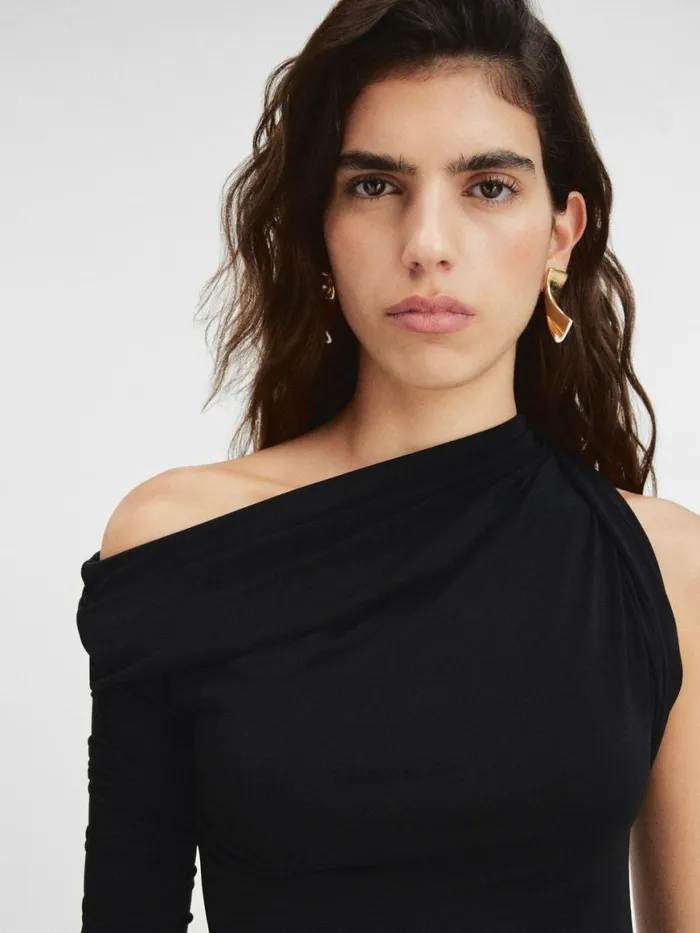 The Drapeado Dress Black Women JACQUEMUS Dresses and Skirts The Drapeado Dress Black Women JACQUEMUS Dresses and Skirts