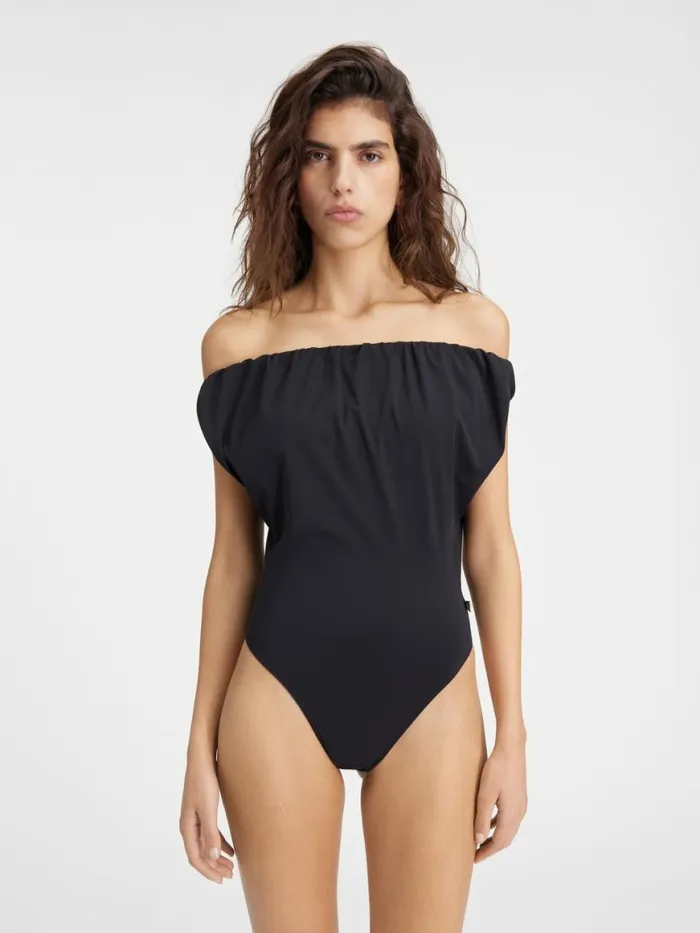The Drapeado Swimsuit Black Women JACQUEMUS Swimwear