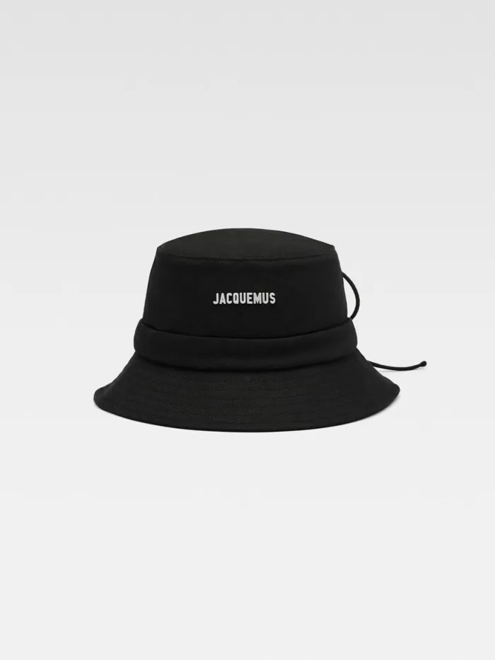 The Gadjo Bucket Hat Black WomenMen JACQUEMUS Hats
