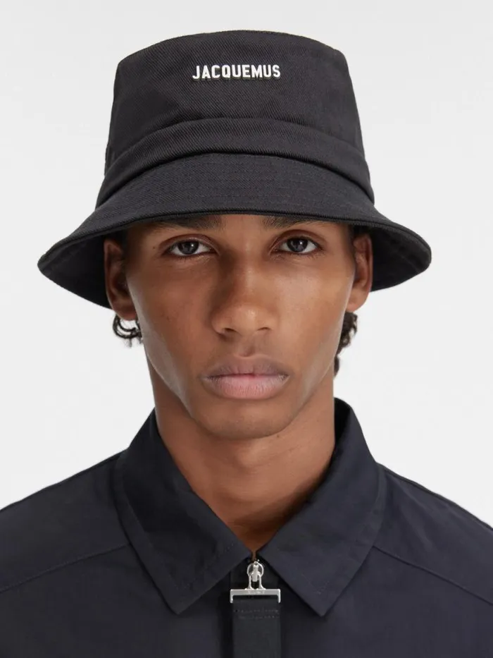 The Gadjo Bucket Hat Black WomenMen JACQUEMUS Hats The Gadjo Bucket Hat Black WomenMen JACQUEMUS Hats