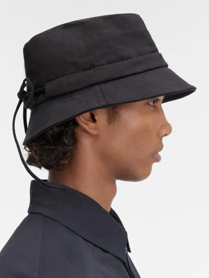 The Gadjo Bucket Hat Black WomenMen JACQUEMUS Hats The Gadjo Bucket Hat Black WomenMen JACQUEMUS Hats