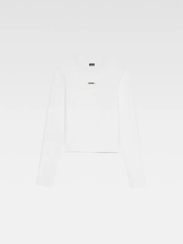 The Gros Grain Longsleeve Tshirt White Women JACQUEMUS Tshirts The Gros Grain Longsleeve Tshirt White Women JACQUEMUS Tshirts