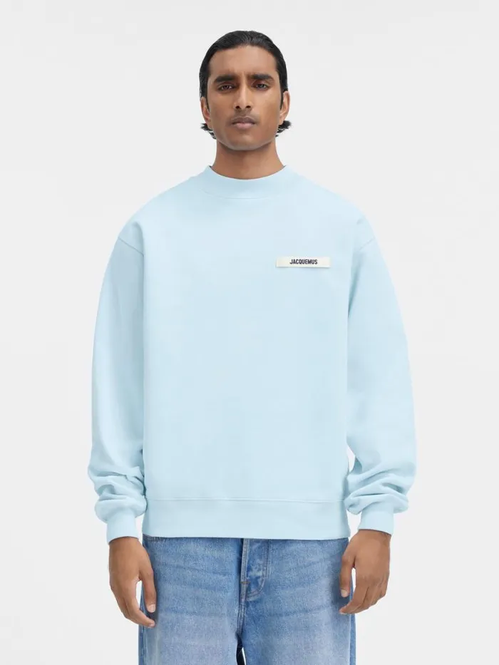 The Gros Grain Sweatshirt Light Blue WomenMen JACQUEMUS Sweatshirts and Joggings