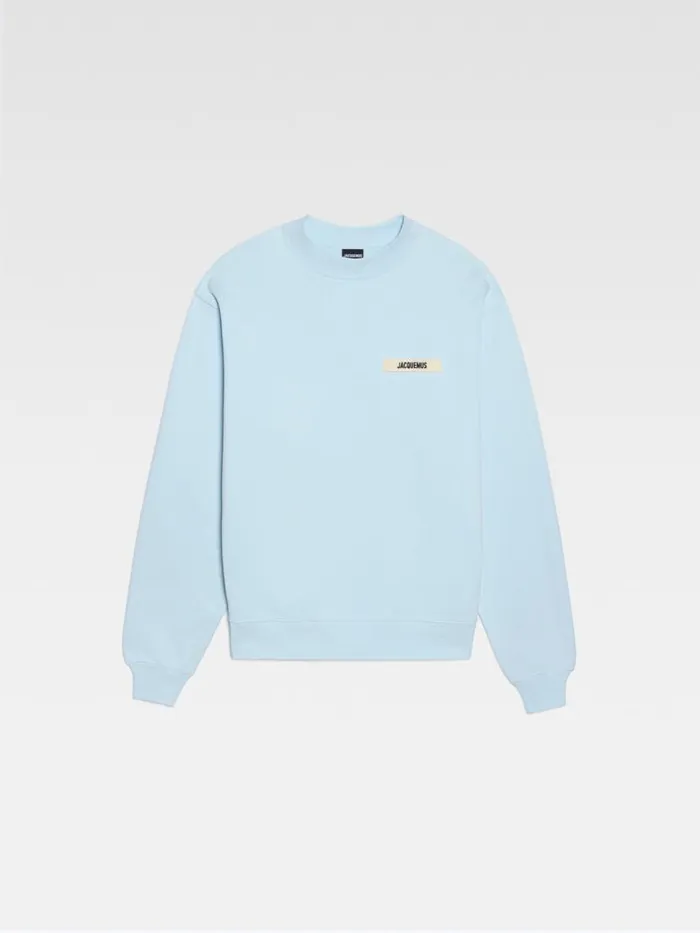 The Gros Grain Sweatshirt Light Blue WomenMen JACQUEMUS Sweatshirts and Joggings The Gros Grain Sweatshirt Light Blue WomenMen JACQUEMUS Sweatshirts and Joggings