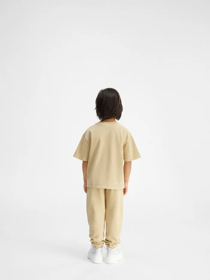 The Jacquemus Kids039 Tshirt Dark Beige WomenMen JACQUEMUS Tops