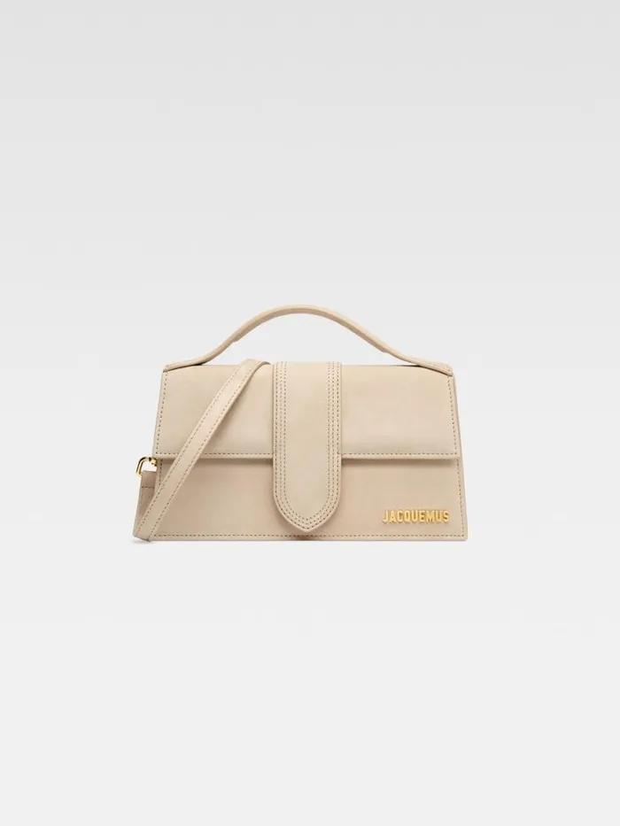 The Large Bambino Dark Beige Women JACQUEMUS Crossbody and Handbags