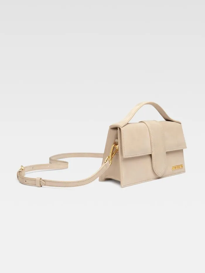 The Large Bambino Dark Beige Women JACQUEMUS Crossbody and Handbags The Large Bambino Dark Beige Women JACQUEMUS Crossbody and Handbags