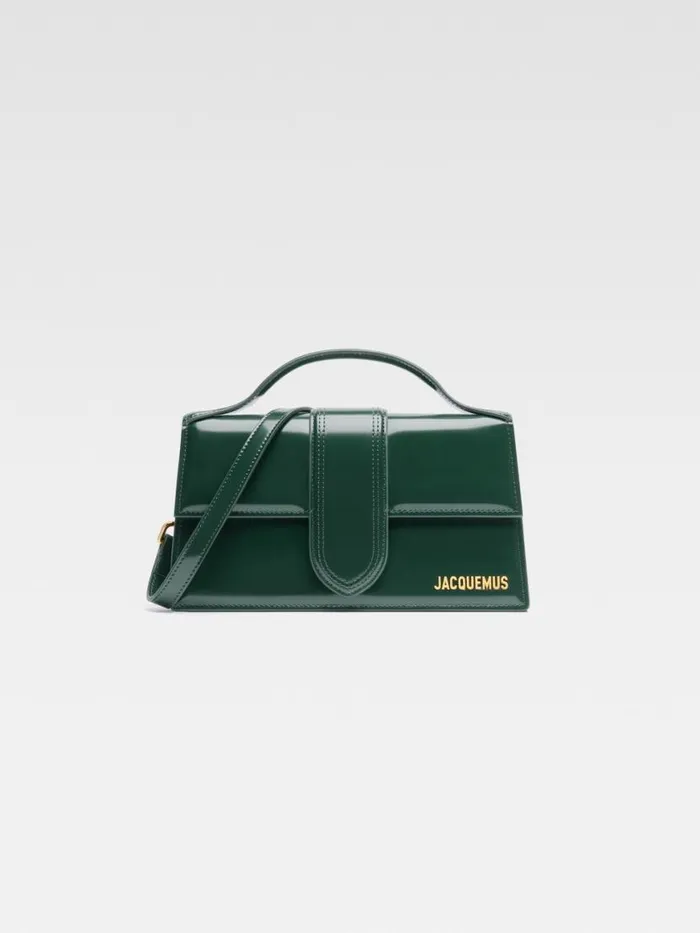 The Large Bambino Dark Green Women JACQUEMUS Crossbody and Handbags