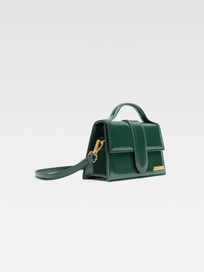 The Large Bambino Dark Green Women JACQUEMUS Crossbody and Handbags The Large Bambino Dark Green Women JACQUEMUS Crossbody and Handbags