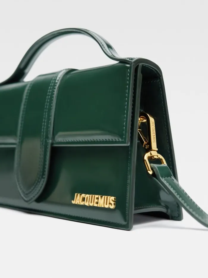 The Large Bambino Dark Green Women JACQUEMUS Crossbody and Handbags The Large Bambino Dark Green Women JACQUEMUS Crossbody and Handbags
