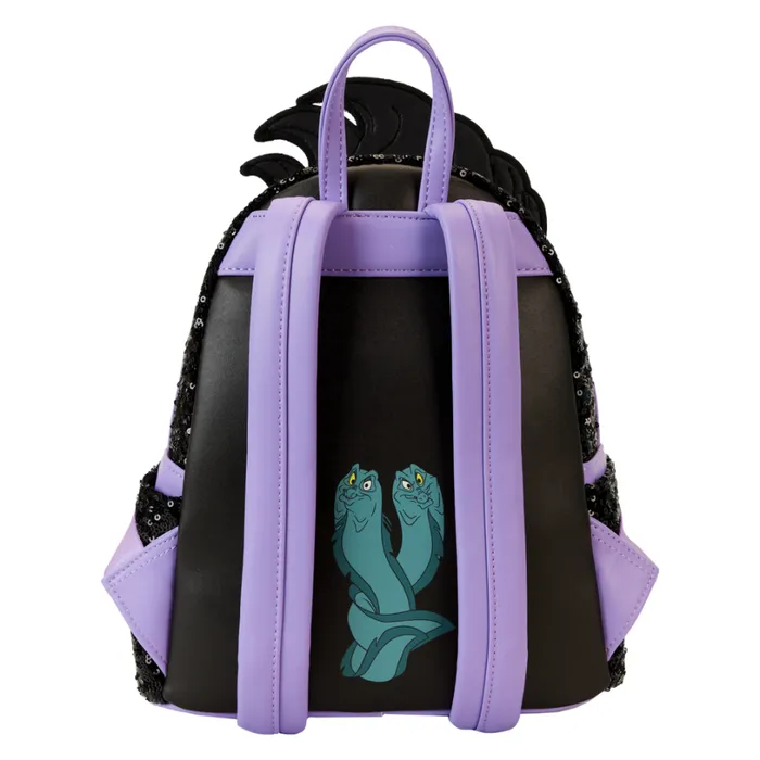 The Little Mermaid 35th Anniversary Exclusive Ursula Sequin Cosplay Mini Backpack Unisex Loungefly Backpacks