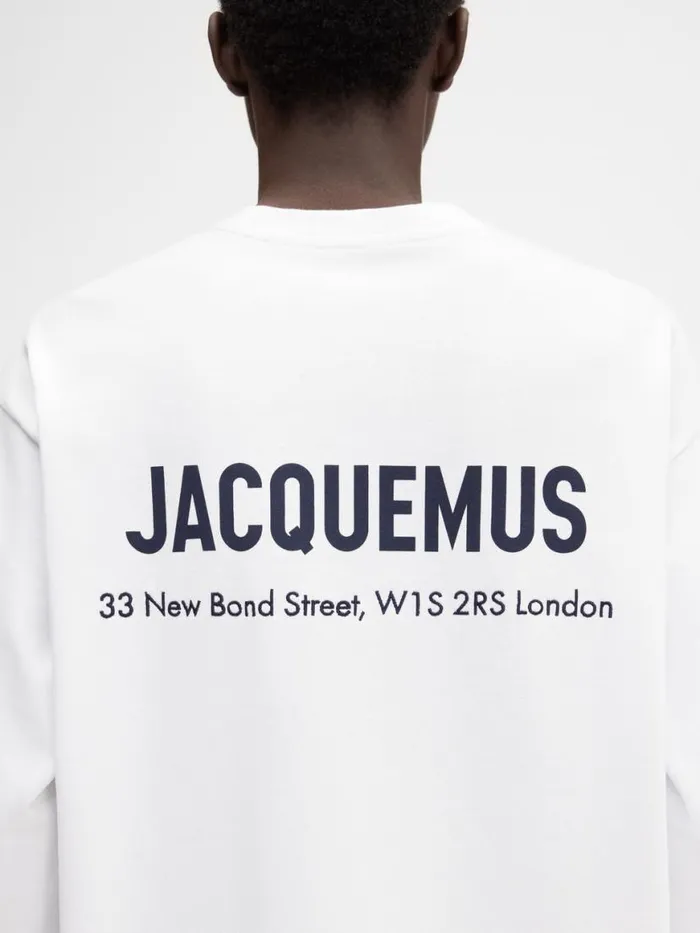 The London Address Tshirt Londres White WomenMen JACQUEMUS Tshirts The London Address Tshirt Londres White WomenMen JACQUEMUS Tshirts