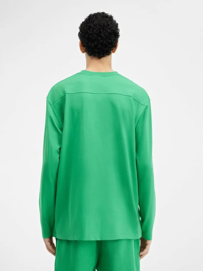 The Longsleeve Tshirt Green WomenMen JACQUEMUS Tshirts