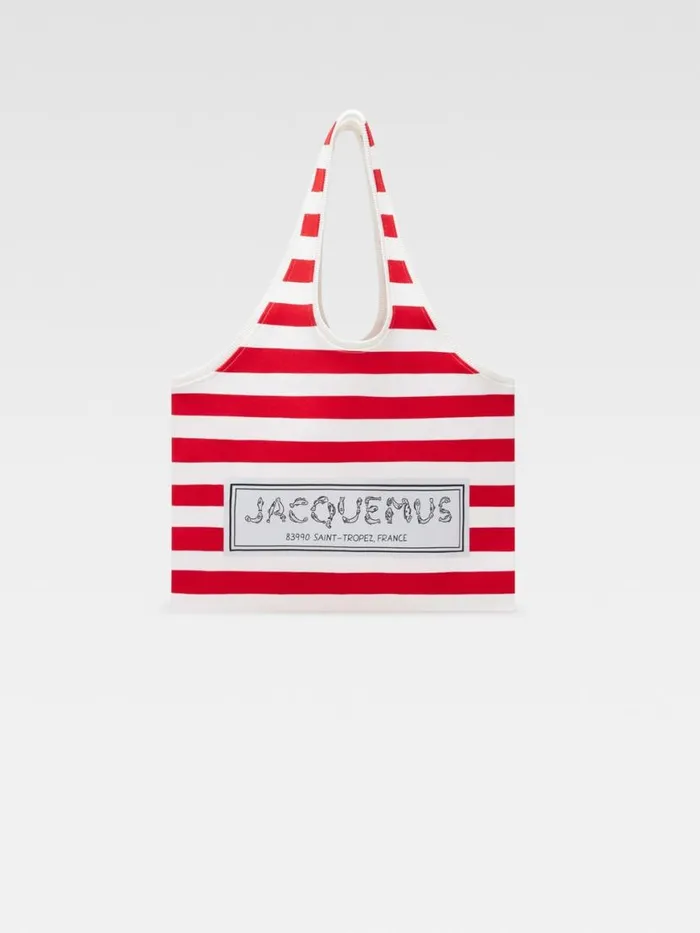 The Marcel Bag Multi Red St Tropez WomenMen JACQUEMUS Shoulder Bags