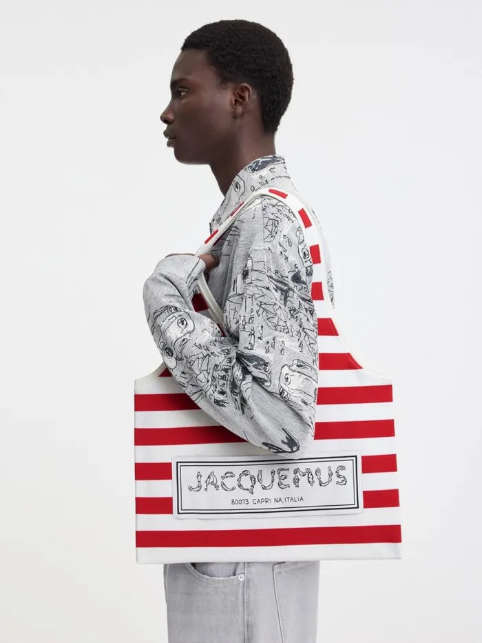 The Marcel Bag Multi Red St Tropez WomenMen JACQUEMUS Shoulder Bags The Marcel Bag Multi Red St Tropez WomenMen JACQUEMUS Shoulder Bags