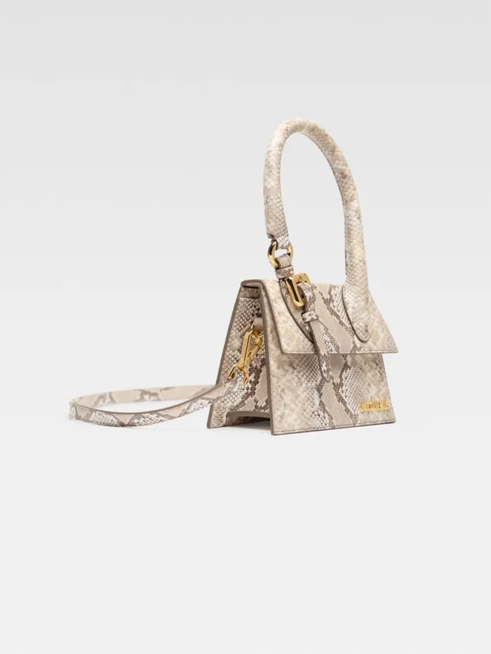 The Medium Chiquito With Buckle Beige Women JACQUEMUS Crossbody and Handbags The Medium Chiquito With Buckle Beige Women JACQUEMUS Crossbody and Handbags