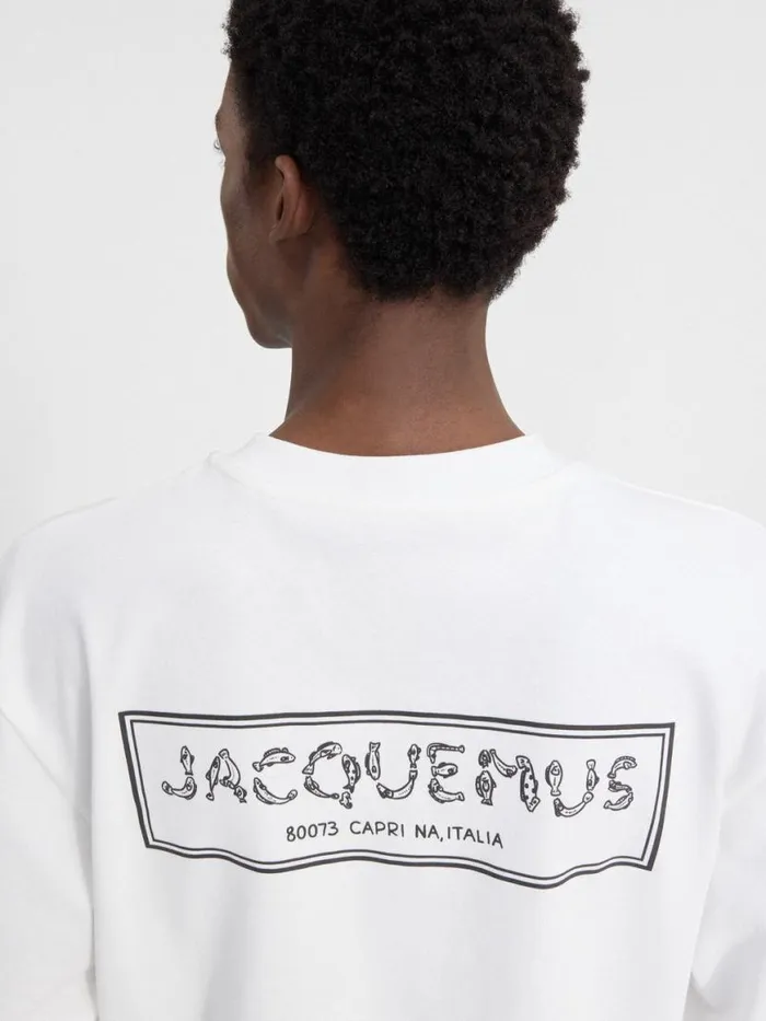 The Mer Longsleeve Tshirt White Men JACQUEMUS Tshirts The Mer Longsleeve Tshirt White Men JACQUEMUS Tshirts
