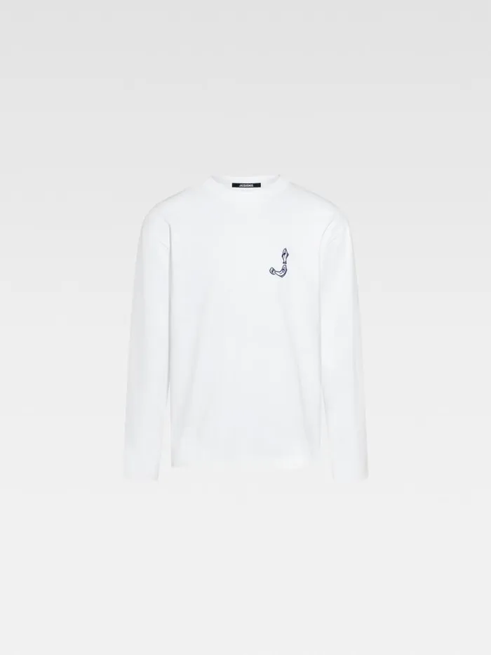 The Mer Longsleeve Tshirt White Men JACQUEMUS Tshirts The Mer Longsleeve Tshirt White Men JACQUEMUS Tshirts