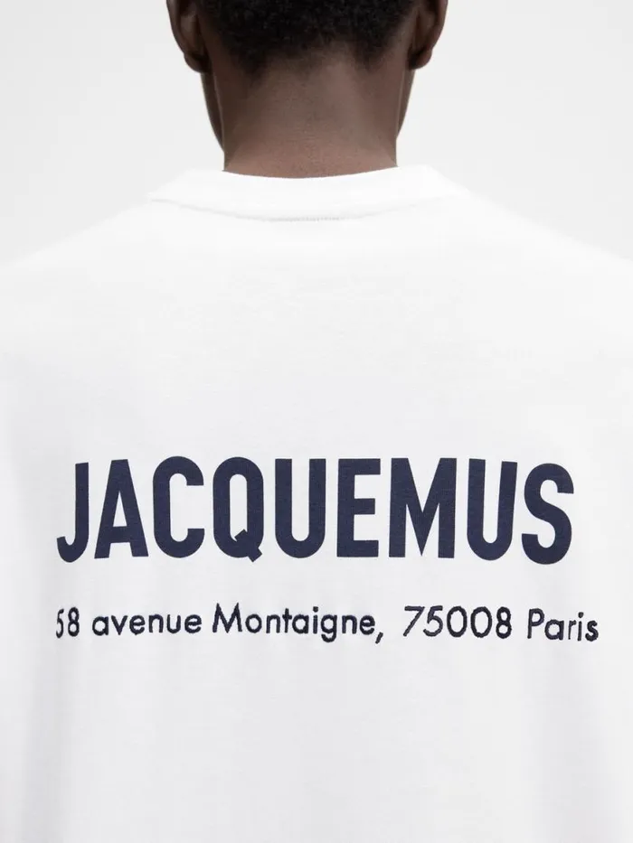 The Montaigne Tshirt Montaigne White WomenMen JACQUEMUS Tshirts The Montaigne Tshirt Montaigne White WomenMen JACQUEMUS Tshirts