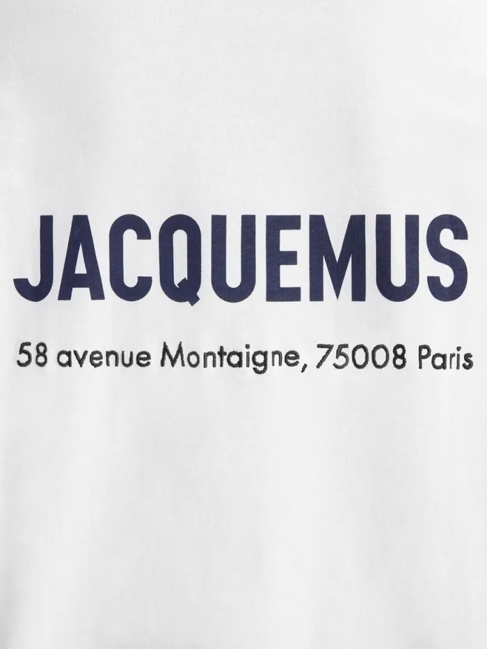 The Montaigne Tshirt Montaigne White WomenMen JACQUEMUS Tshirts The Montaigne Tshirt Montaigne White WomenMen JACQUEMUS Tshirts