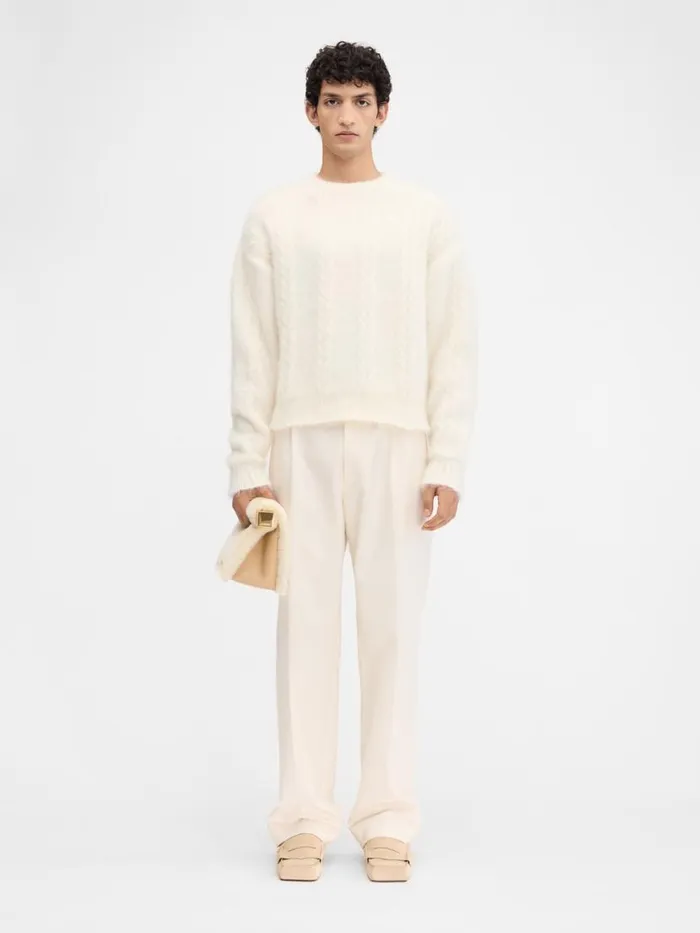 The Nuvola Sweater Offwhite WomenMen JACQUEMUS Knits