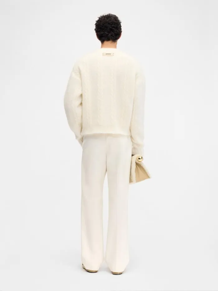 The Nuvola Sweater Offwhite WomenMen JACQUEMUS Knits The Nuvola Sweater Offwhite WomenMen JACQUEMUS Knits