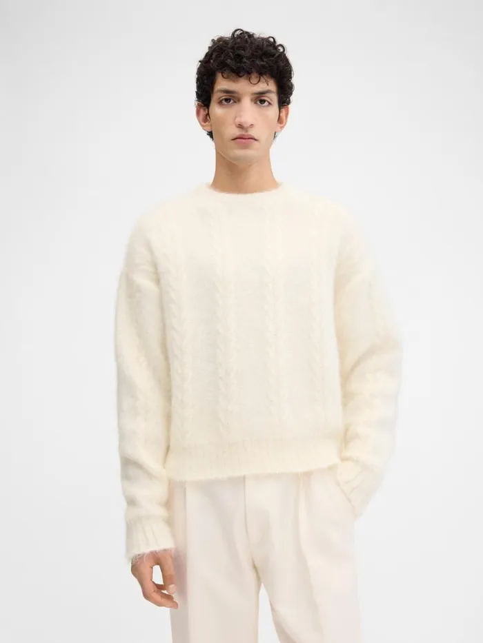 The Nuvola Sweater Offwhite WomenMen JACQUEMUS Knits The Nuvola Sweater Offwhite WomenMen JACQUEMUS Knits