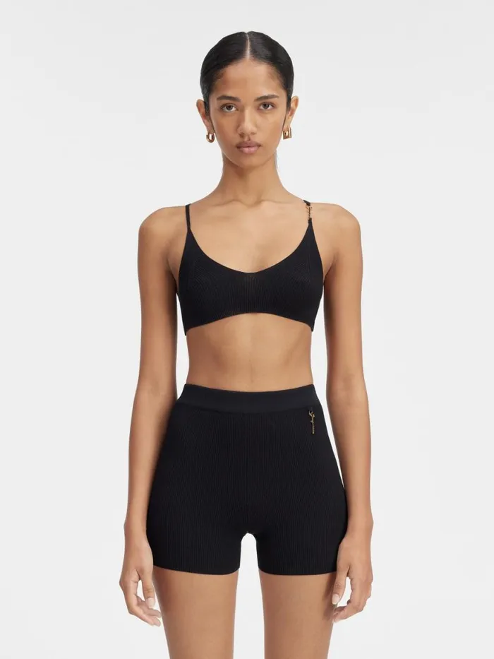 The Pral Shorts Black Women JACQUEMUS Trousers and Shorts
