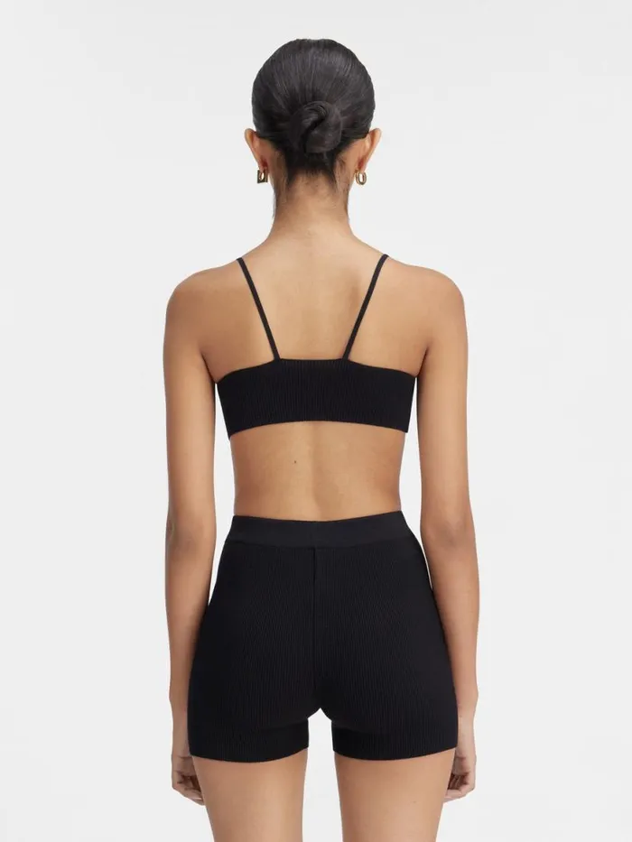 The Pral Shorts Black Women JACQUEMUS Trousers and Shorts The Pral Shorts Black Women JACQUEMUS Trousers and Shorts