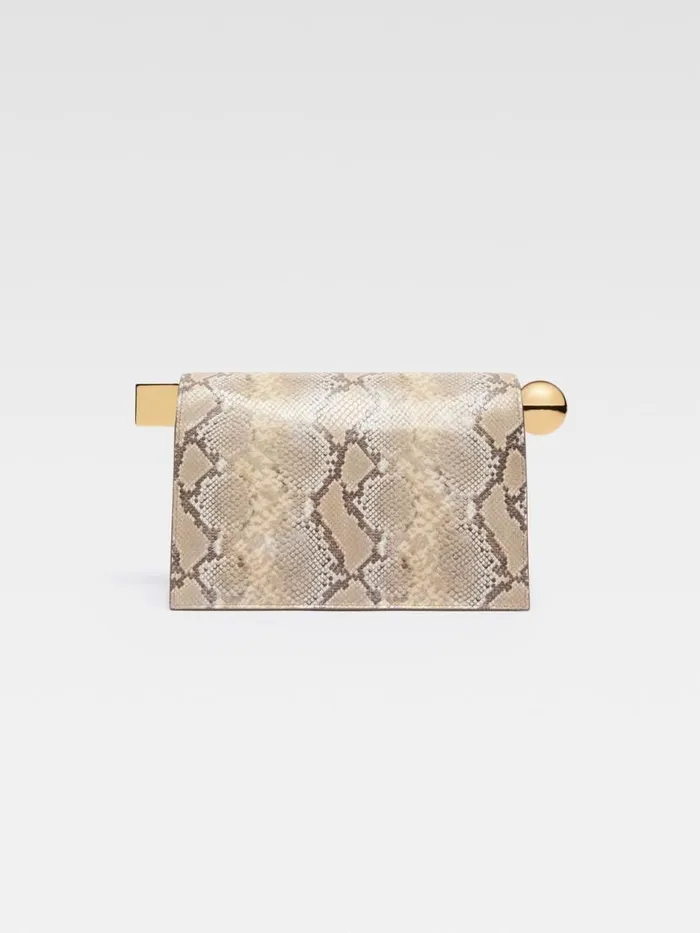 The Rond Carr Clutch Beige Women JACQUEMUS Crossbody and Handbags The Rond Carr Clutch Beige Women JACQUEMUS Crossbody and Handbags