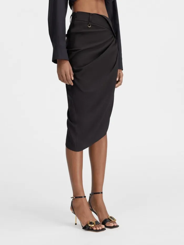 The Saudade Skirt Black Women JACQUEMUS Dresses and Skirts The Saudade Skirt Black Women JACQUEMUS Dresses and Skirts
