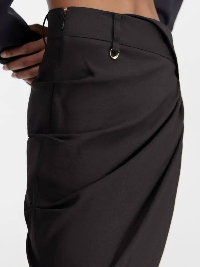 The Saudade Skirt Black Women JACQUEMUS Dresses and Skirts The Saudade Skirt Black Women JACQUEMUS Dresses and Skirts
